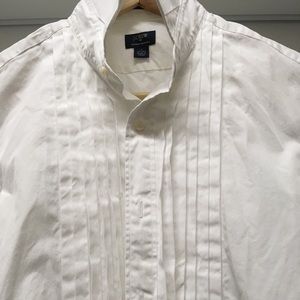 Jcrew tuxedo shirt S